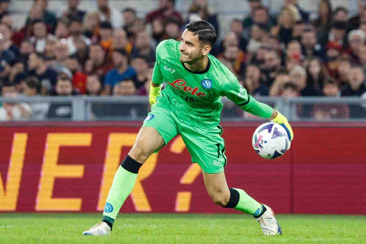 Alex Meret portiere del Napoli