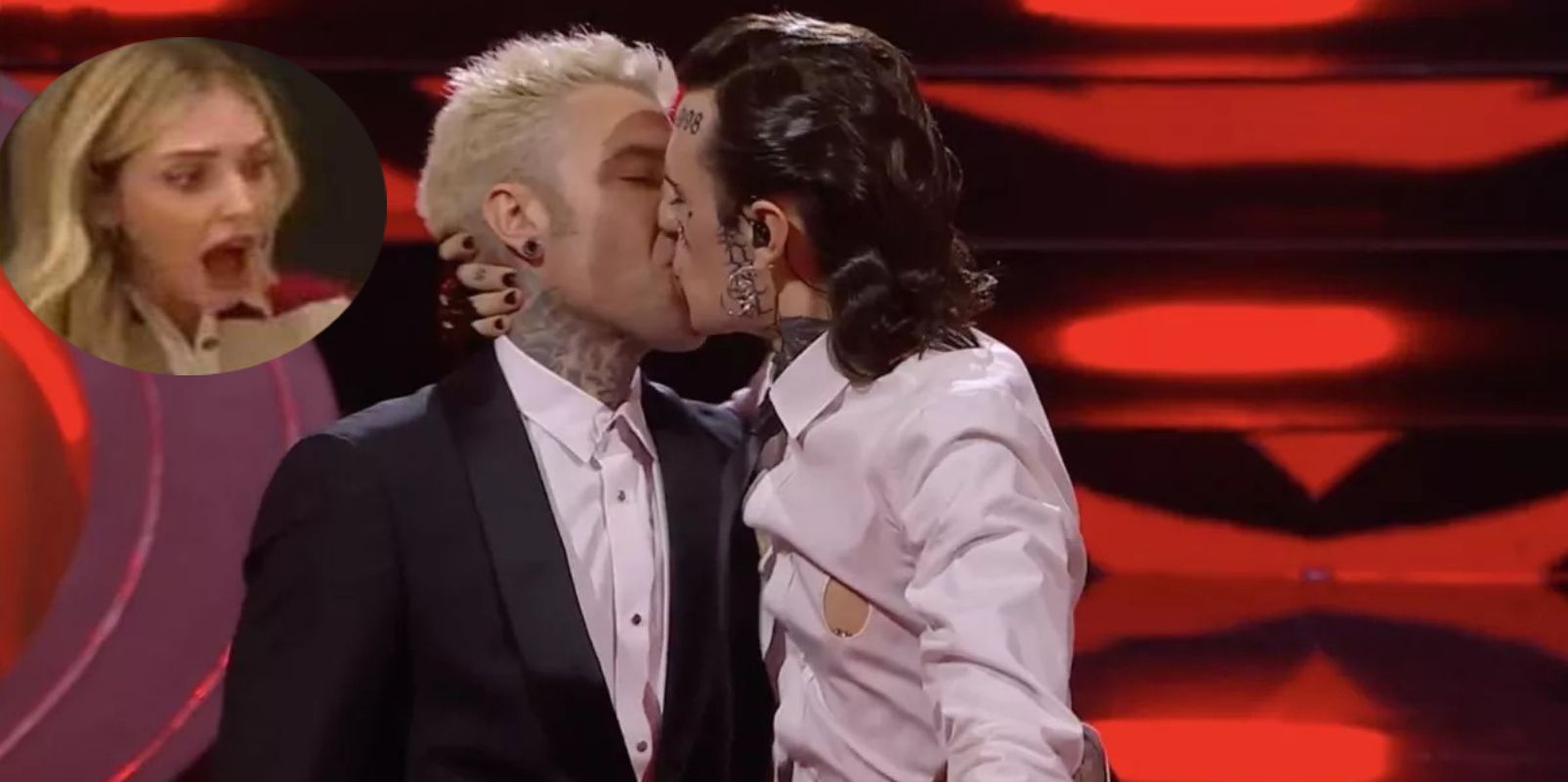 Bacio Fedez San Remo