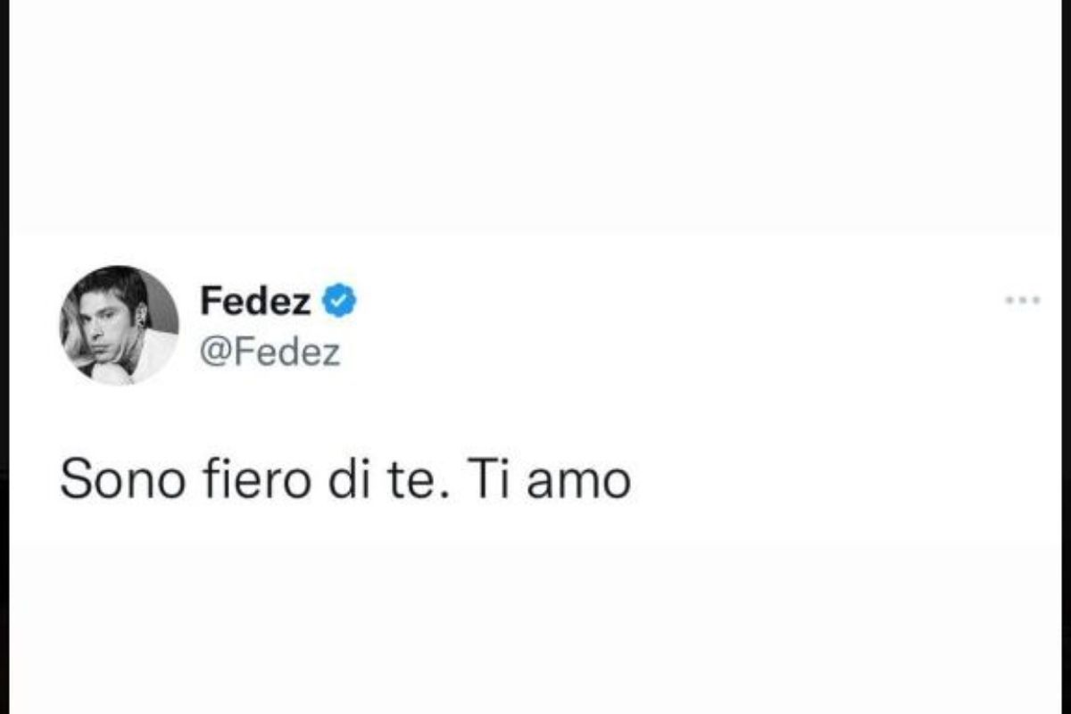 Fedez dedica Chiara 