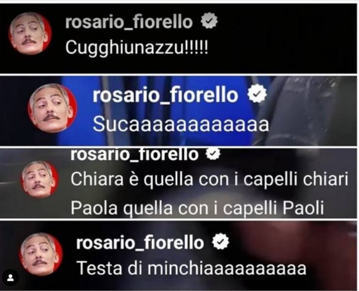 Fiorello commenti social