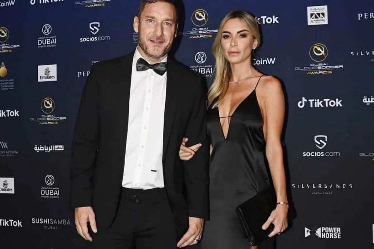 Francesco Totti assieme a Noemi Bocchi