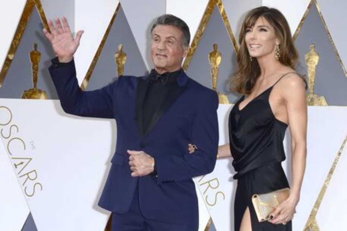 Sylvester Stallone con la moglie Jennifer Flavin