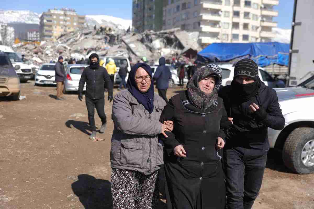 Il devastante terremoto in Turchia 