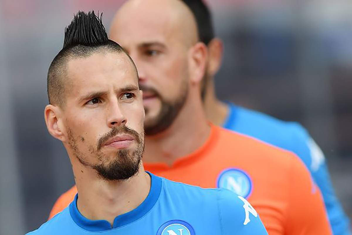 L'ex capitano del Napoli, Marek Hamsik