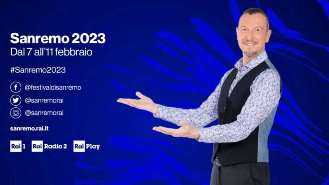 Amadeus Sanremo 2023 date e orari