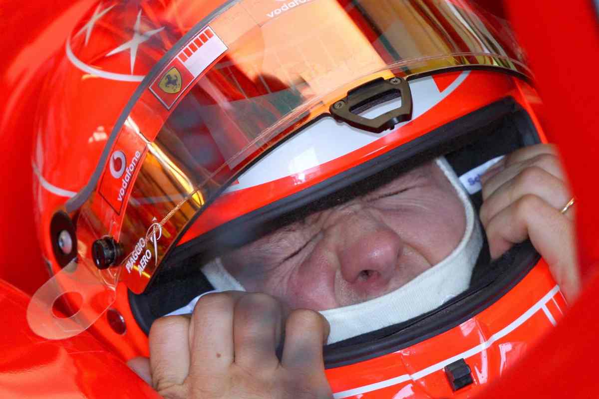 Il casco di Schumi