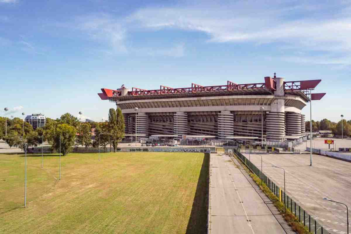 Lo stadio Giuseppe Meazza