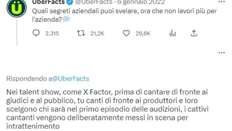 x factor segreto concorrenti 