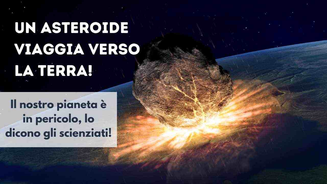 asteroide viaggia verso il nostro pianeta