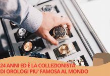 collezionista di orologi a soli 24 anni