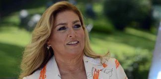 il mini abito di Romina Power