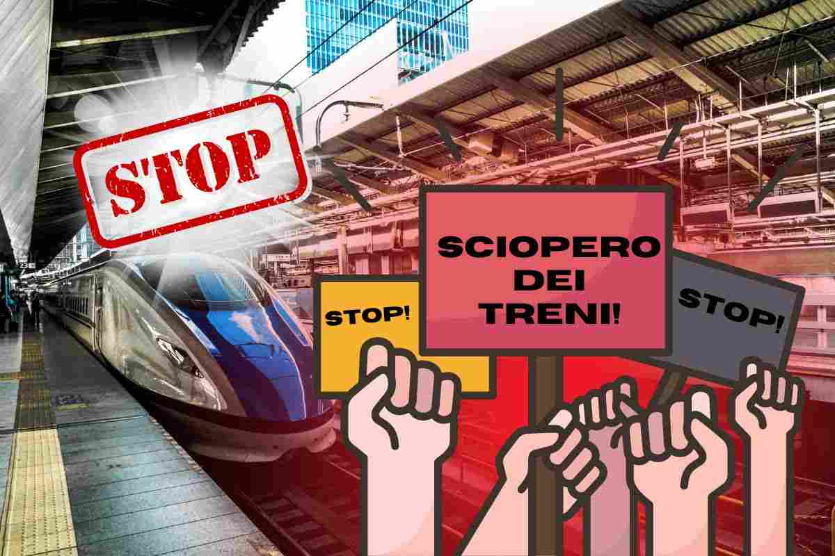 sciopero dei treni, tutte le tratte